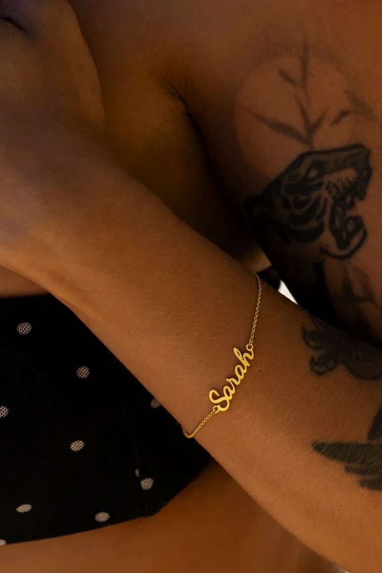 GOLD PERSONALISED NAME BRACELET