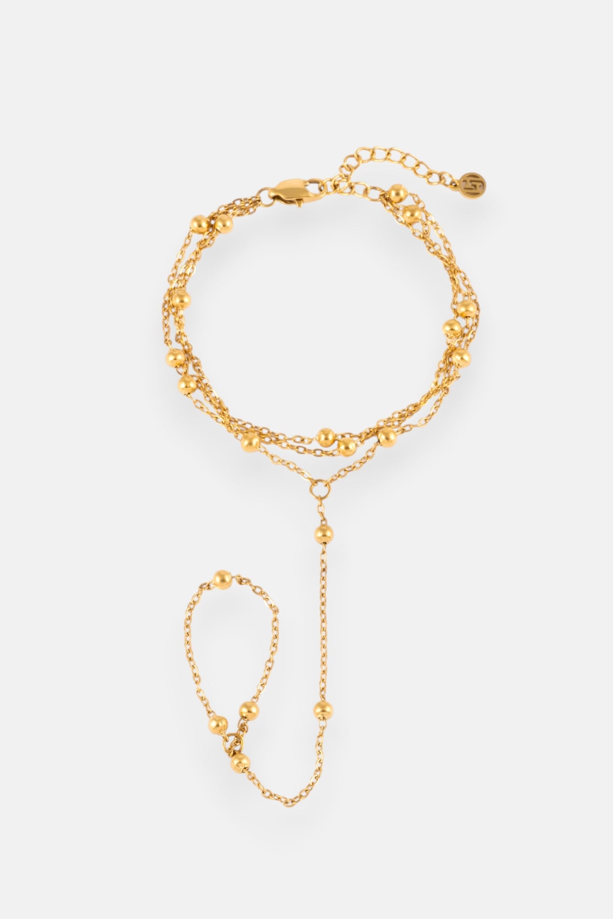 WATERPROOF GOLD BALL HAND CHAIN