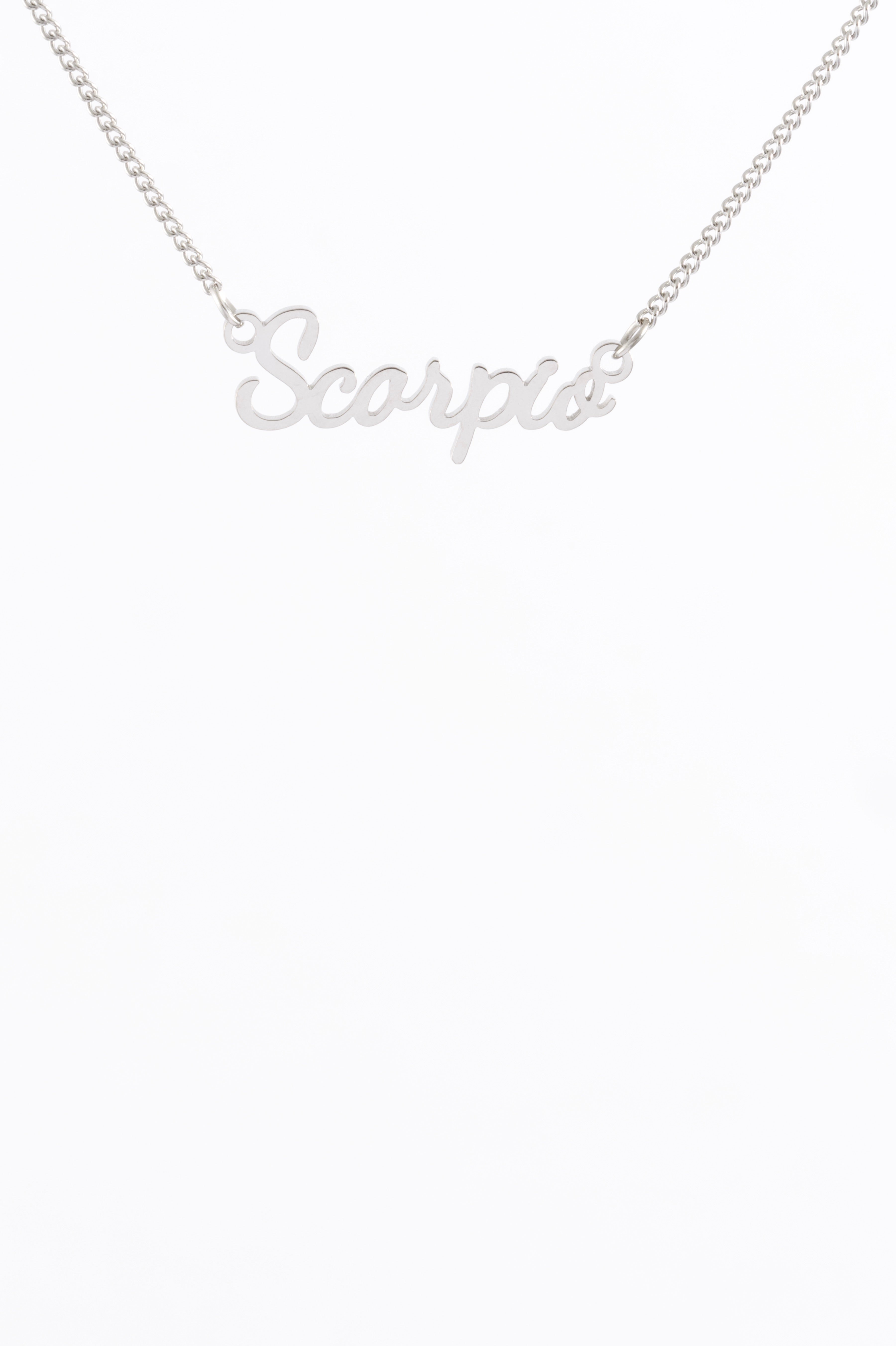 SILVER PERSONALISED NAME NECKLACE